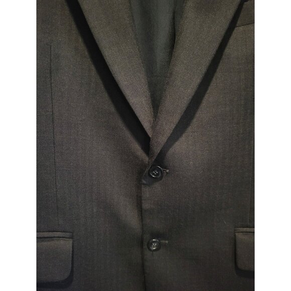 Jos A Bank Wool Cashmere Blend Charcoal Gray Blazer Sportcoat Size 41r - Picture 2 of 7